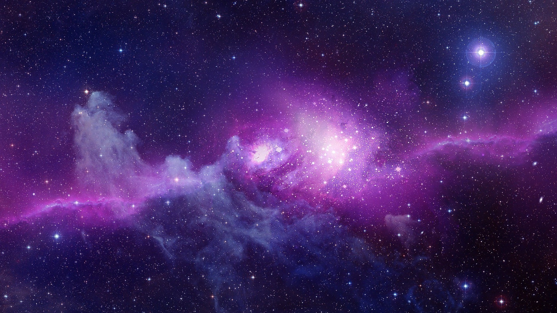 1920x1080 Purple Color Abstract Space #Wallpaper