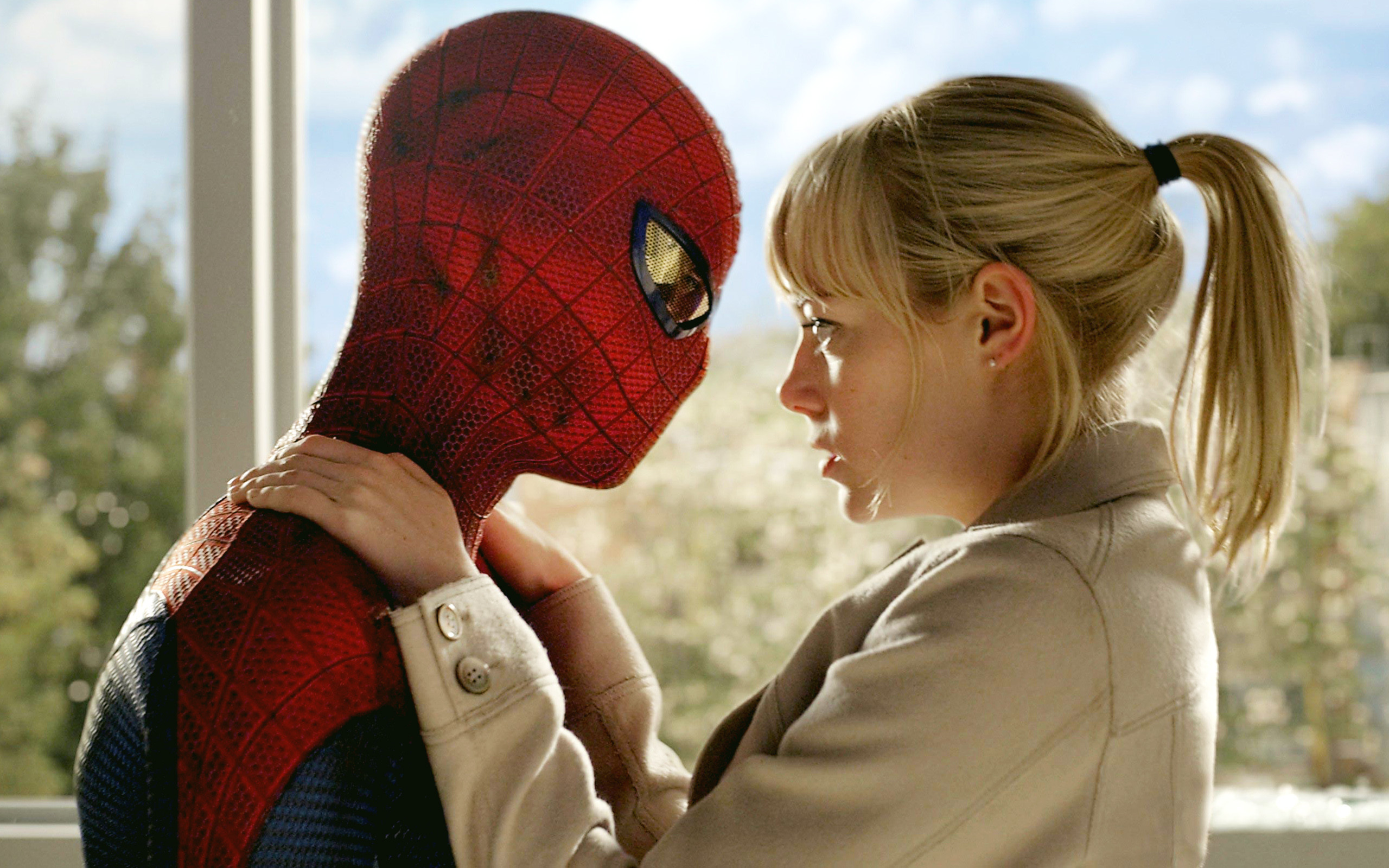 2560x1600 Spider Man and Gwen Stacy