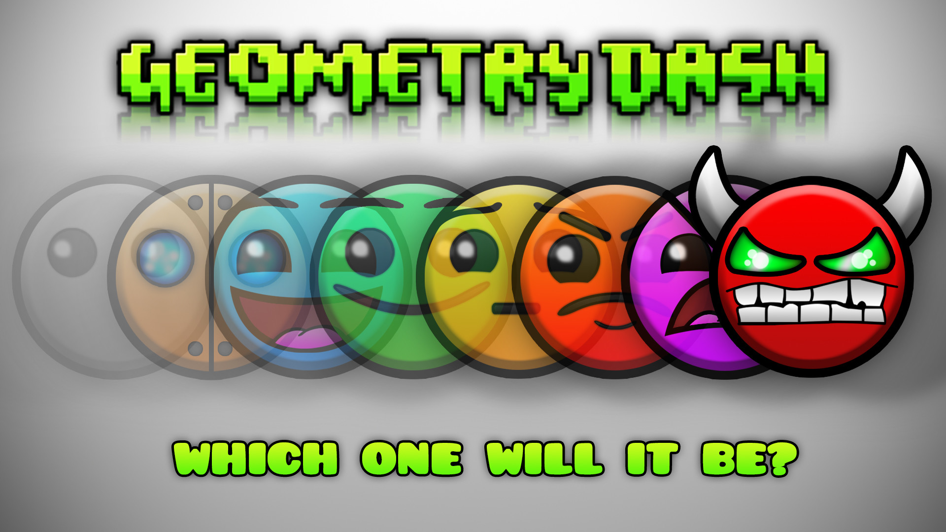 1920x1080 Geometry Dash Difficulty Wallpaper by TomPlumpton Geometry Dash Difficulty  Wallpaper by TomPlumpton