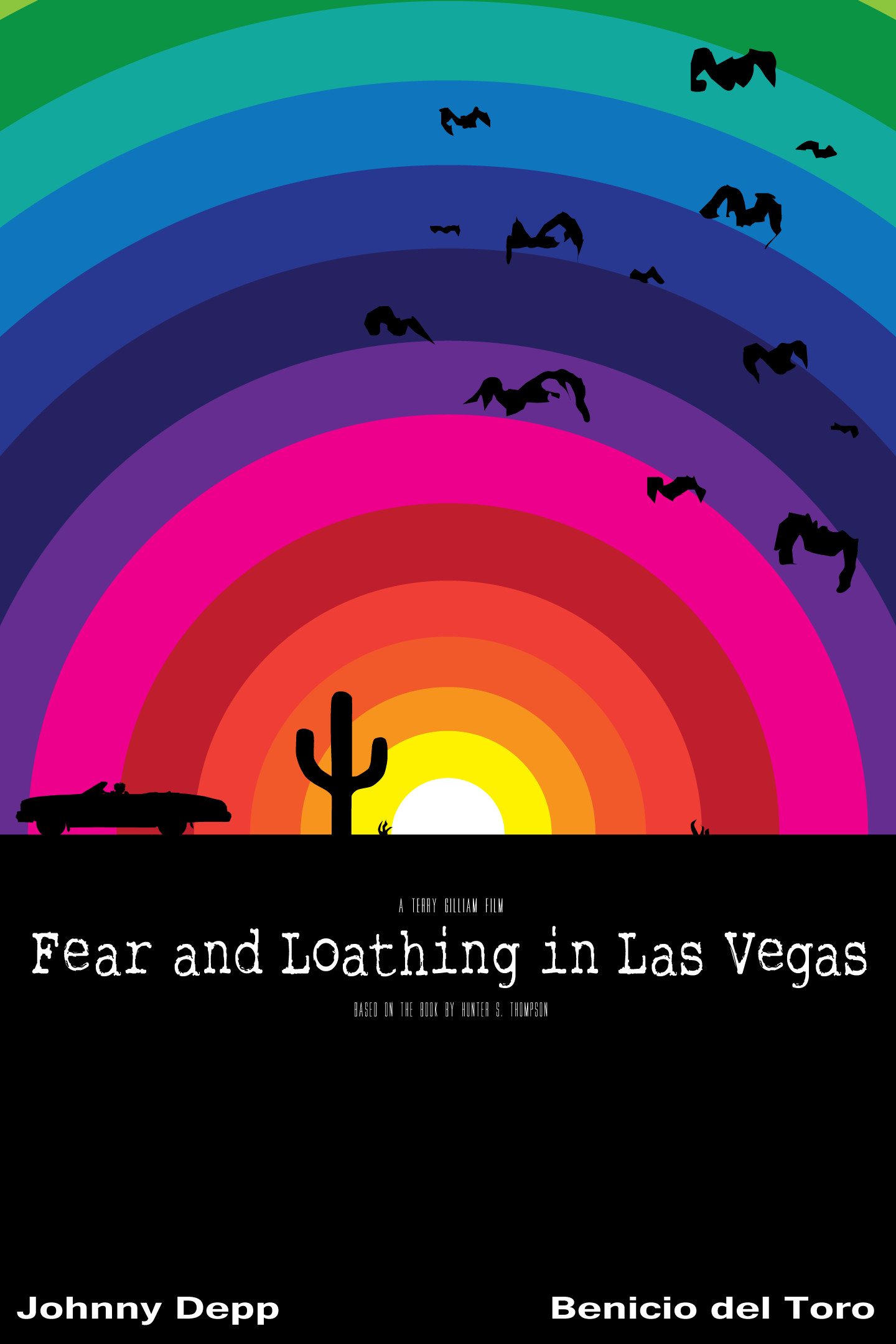 1440x2160 Fear and Loathing in Las Vegas Poster by Twosaxy 