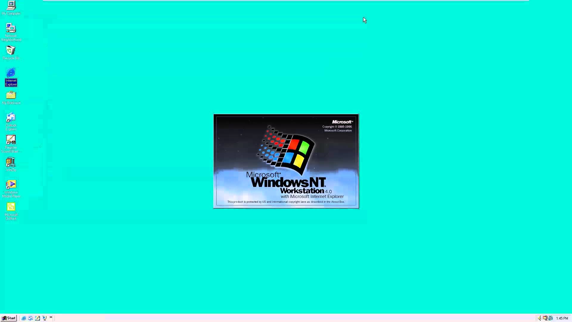 1920x1080 Windows NT Workstation 4.0 SP6 in VMware Workstation 12.0 (full 1080p)