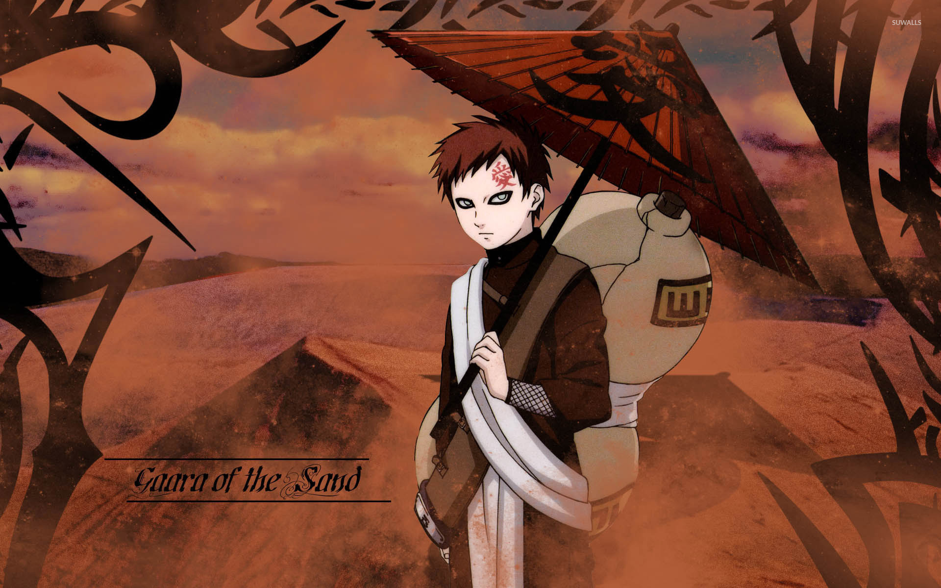 gaara of the desert wallpaper