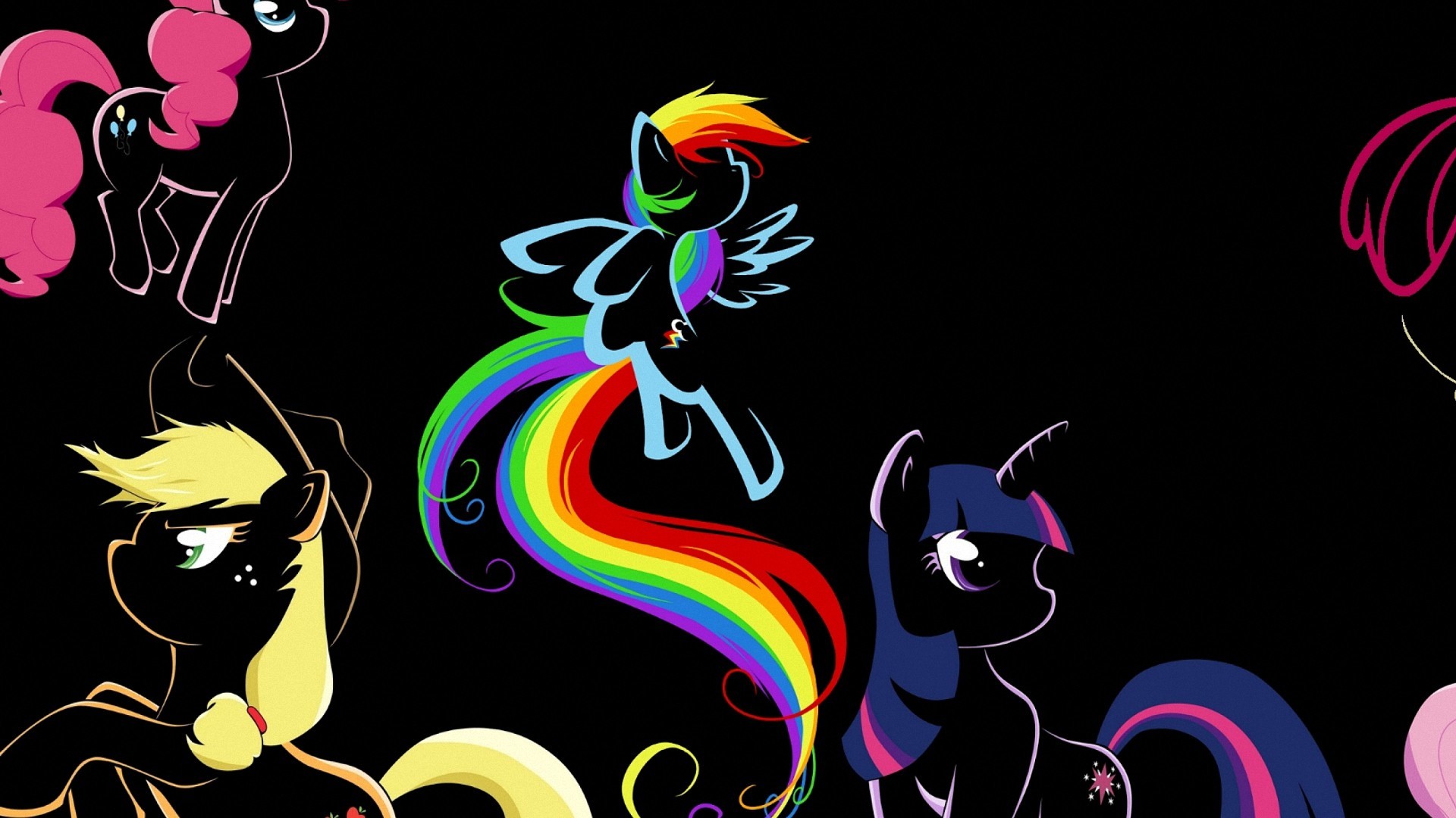 1920x1080 colorful my little pony rainbow dash wallpapers