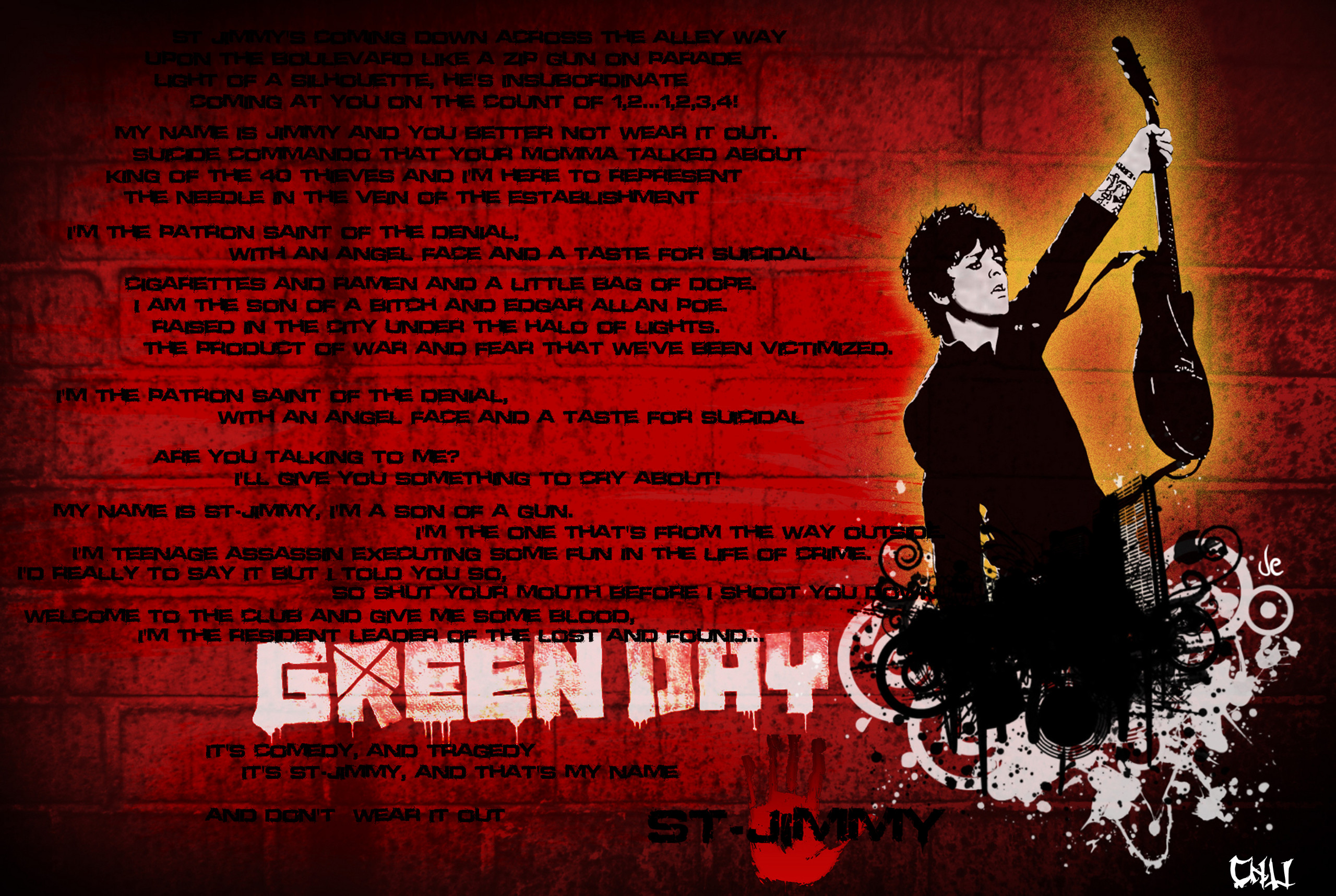 2560x1718 St-Jimmy (lyrics) Wallpaper - Green Day Photo (26096376 .