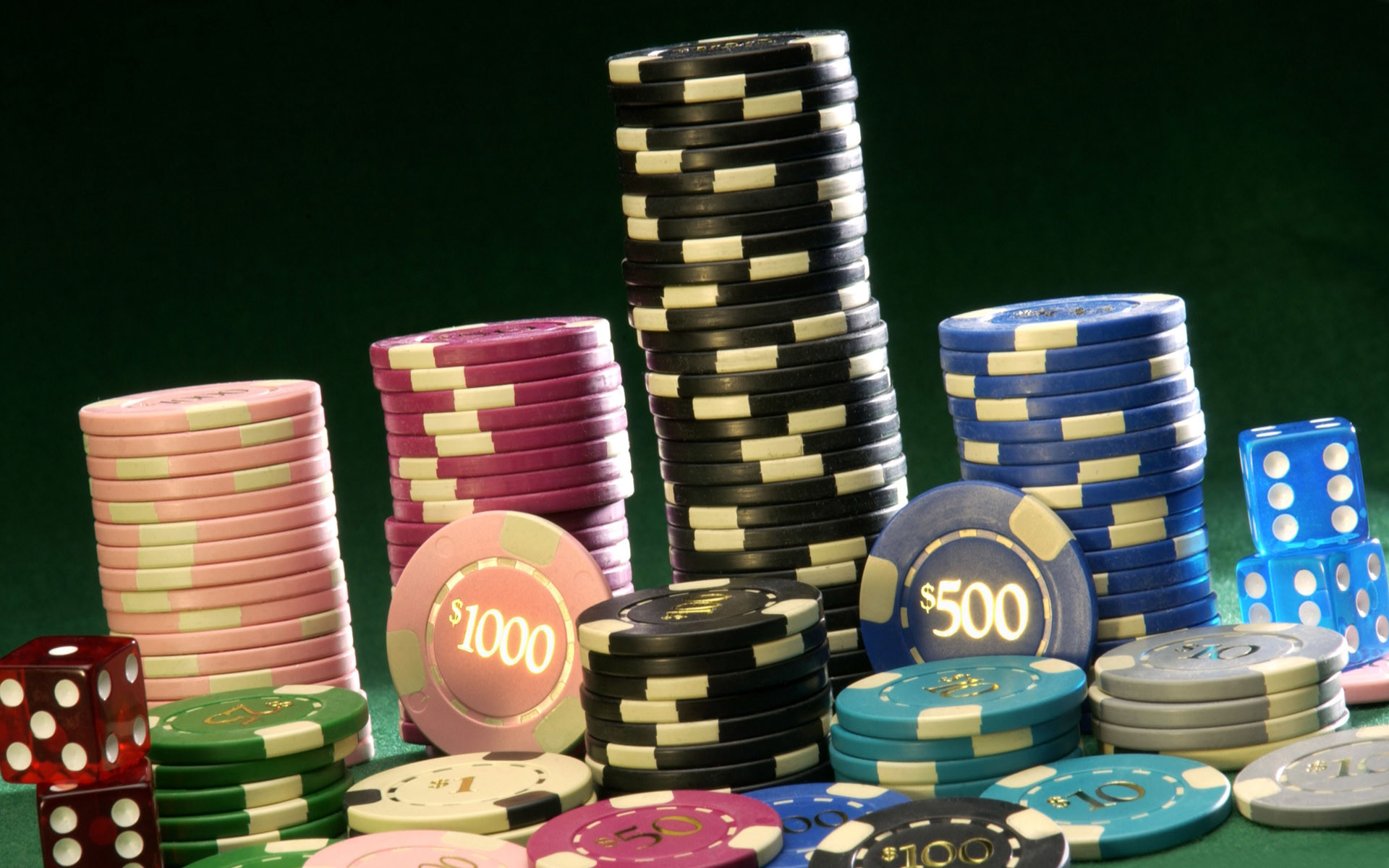 1920x1200 of Poker Chips Wallpapers, Stack of Poker Chips Myspace Backgrounds .