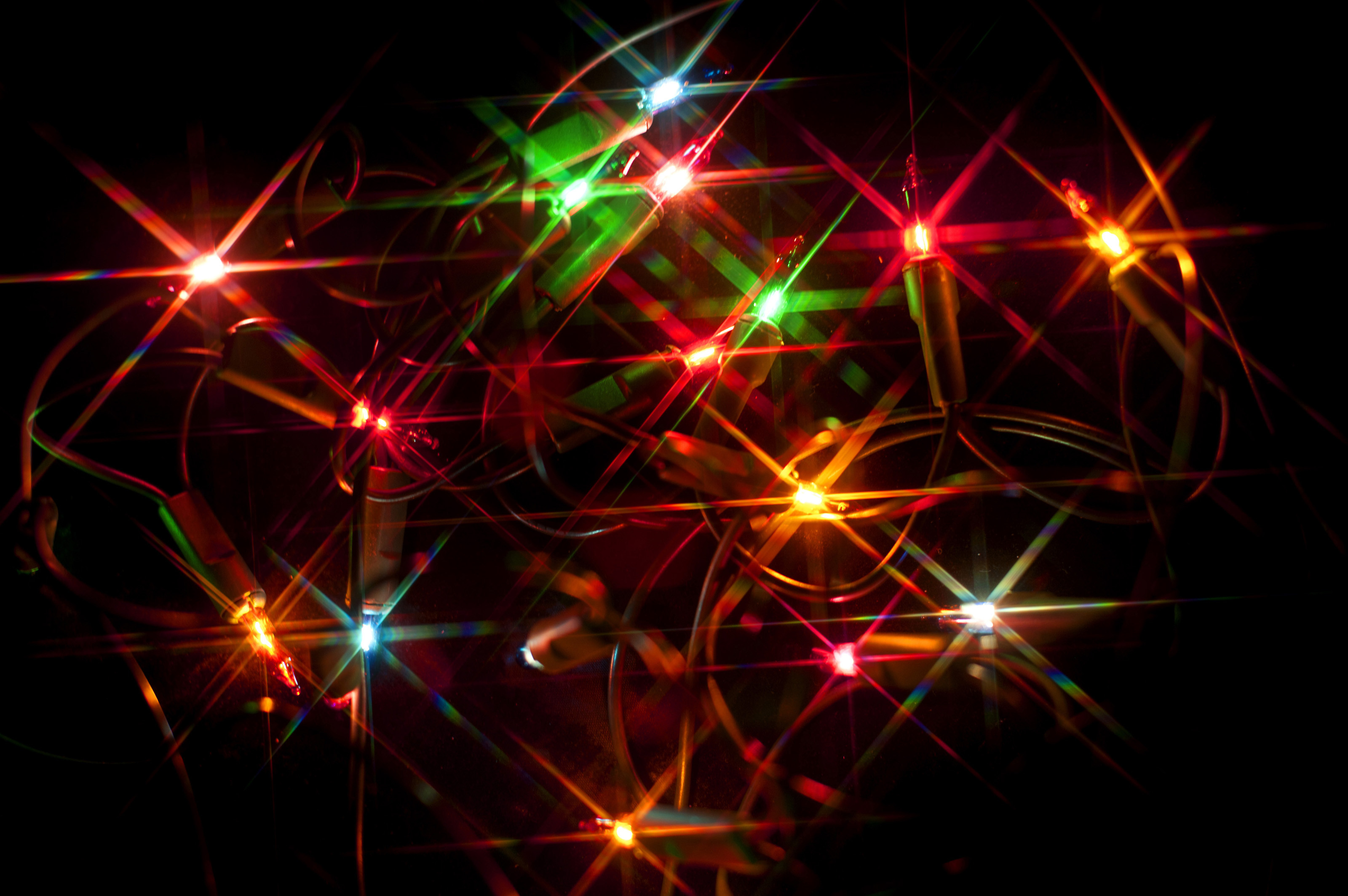 3200x2129 Free Stock Photo 8639 Colourful Christmas lights background