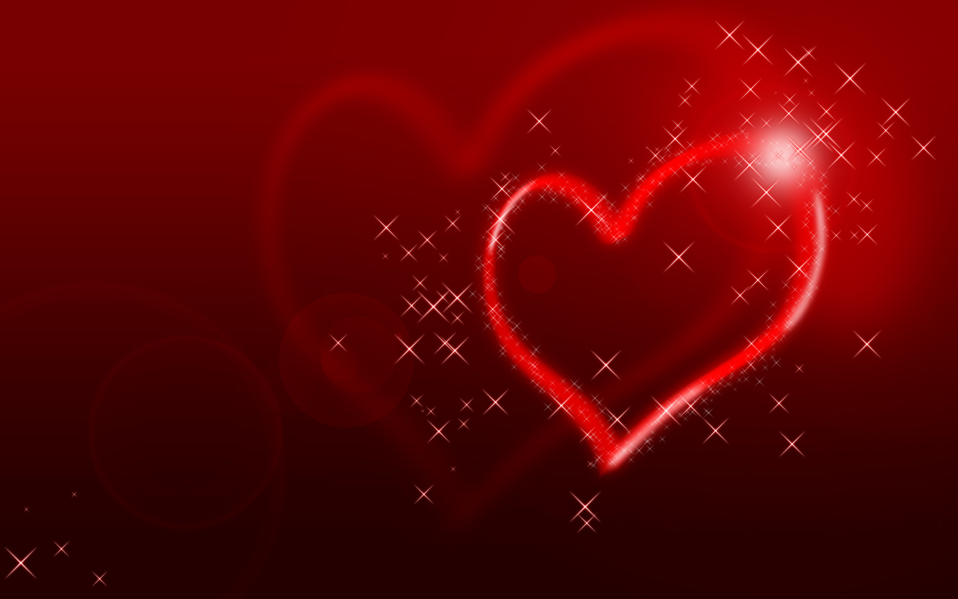 1920x1200 Love Wallpaper Red Heart