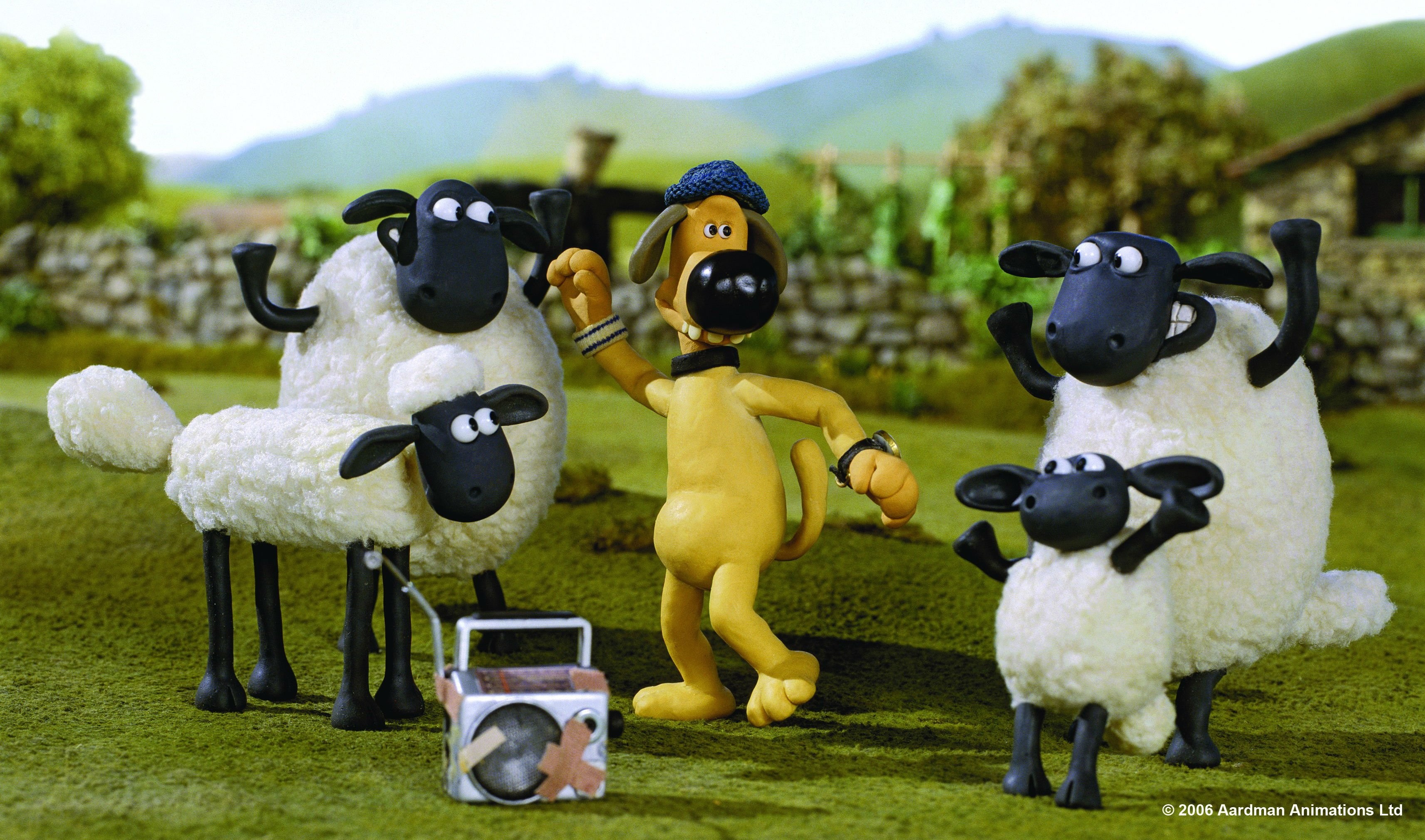 3425x2020 SHAUN-THE-SHEEP animation family comedy shaun sheep adventure wallpaper |   | 563424 | WallpaperUP