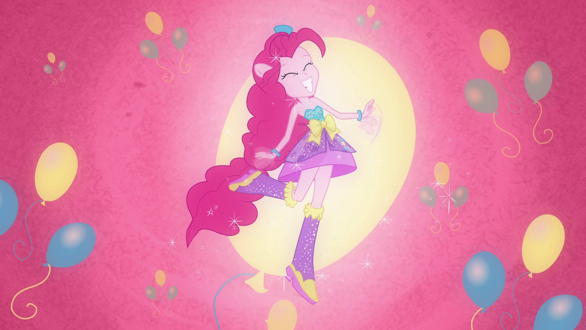 1920x1080 Pinkie Pie's outfit from My Little Pony: Equestria Girls