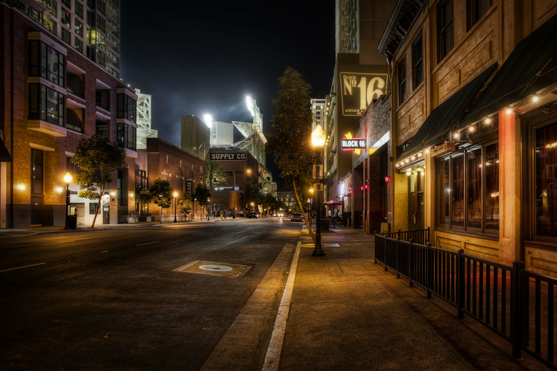 1920x1280 High Resolution City Street at Night Background Wallpaper HD 3 .