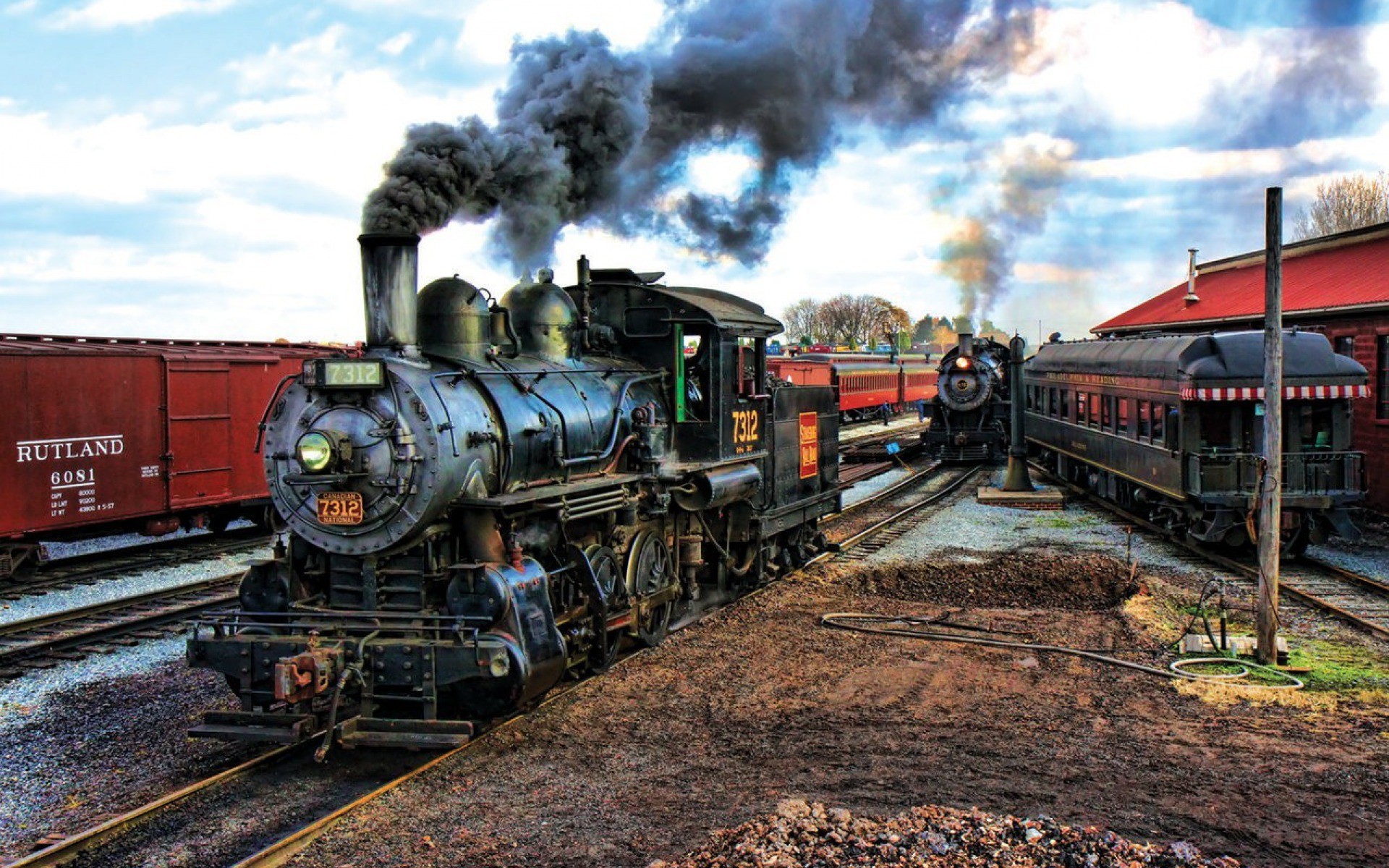 1920x1200 train, Vintage, Steam Locomotive Wallpapers HD / Desktop and Mobile  Backgrounds