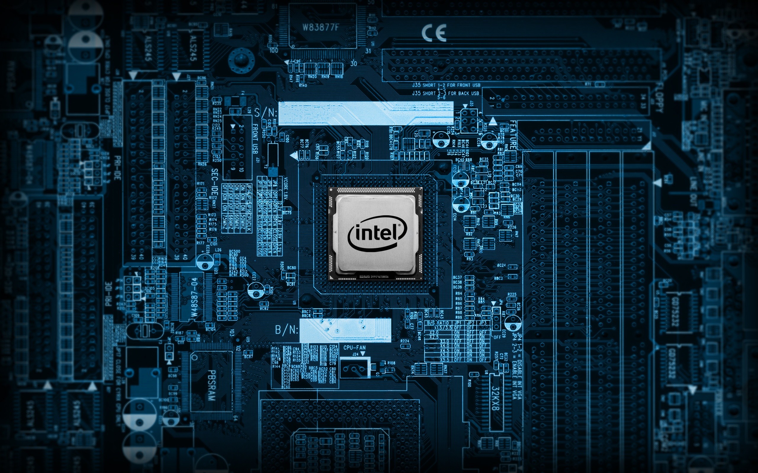 2560x1600 Awesome Intel Motherboard Wallpaper 45410
