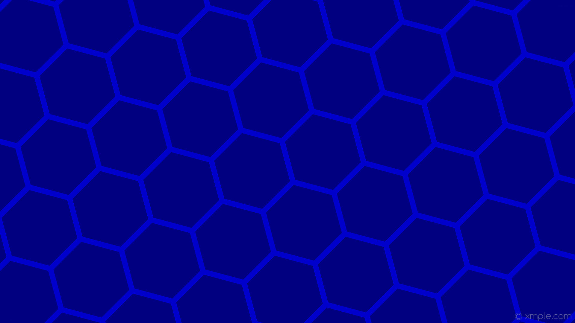 1920x1080 wallpaper hexagon blue honeycomb beehive navy medium blue #000080 #0000cd  diagonal 15Â° 18px