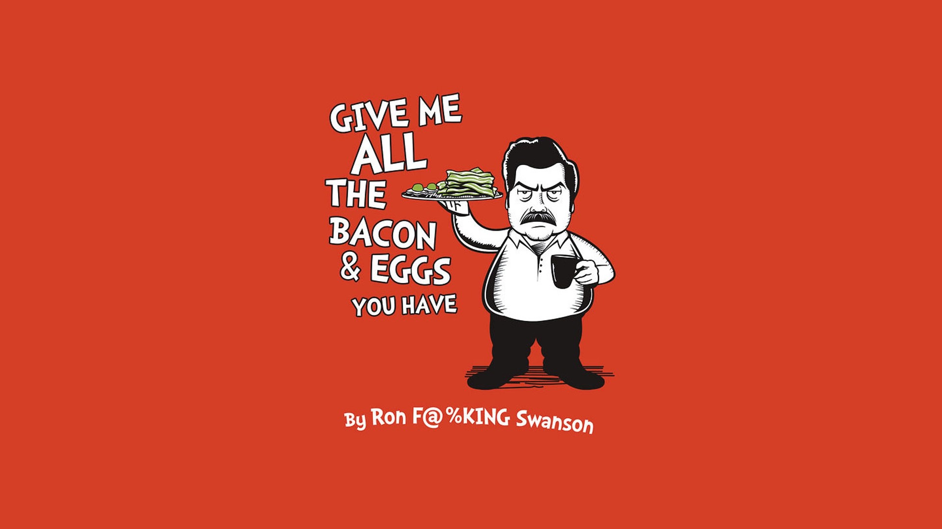 1920x1080 Ron Swanson + Dr.Seuss from r/funny gone Wallpaper [] ...