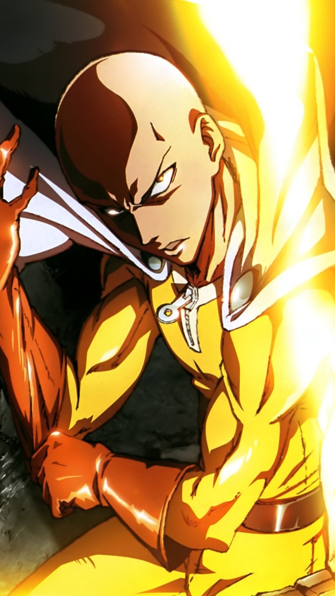 1080x1920  Anime One-Punch Man Genos Saitama. Wallpaper 597082