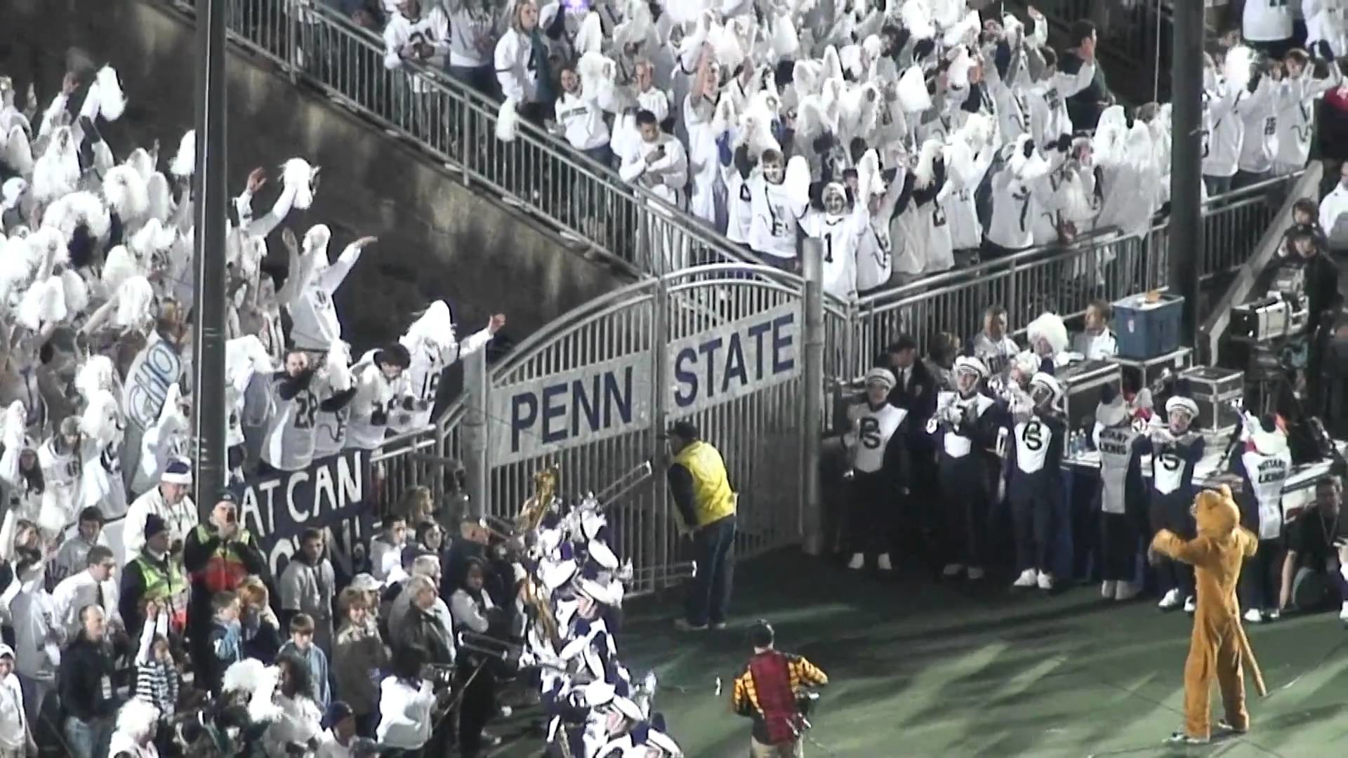 1920x1080 Penn State vs. Michigan Running Through the Tunnel