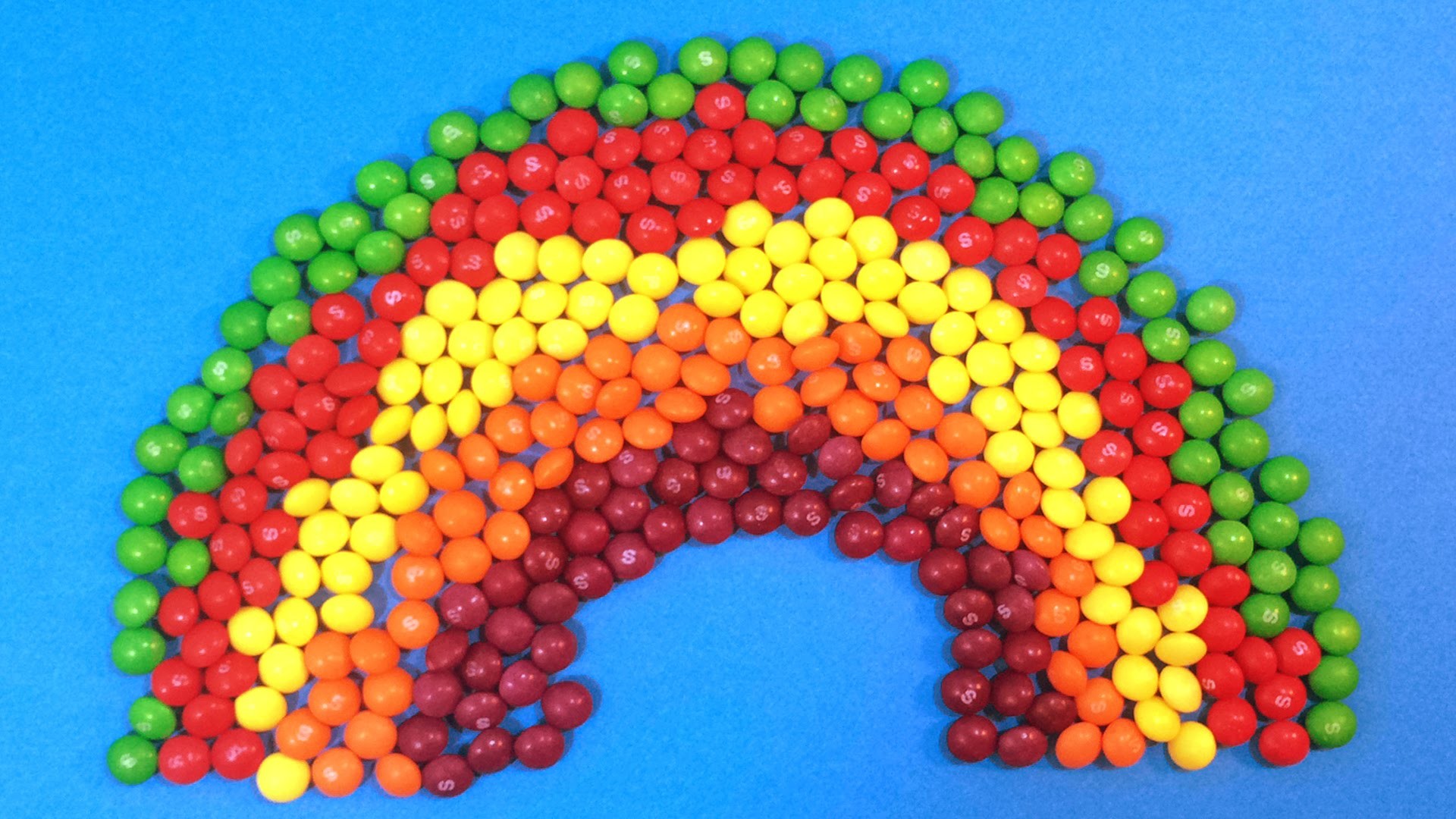 1920x1080 New Learn Colours with Skittles Candy Rainbow and Surprise Balls! Lesson 5