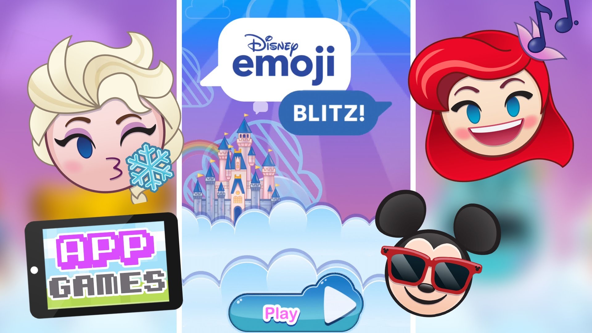 1920x1080 "SUPER CUTE EMOJIS!" | Disney Emoji Blitz | (App Games) - YouTube