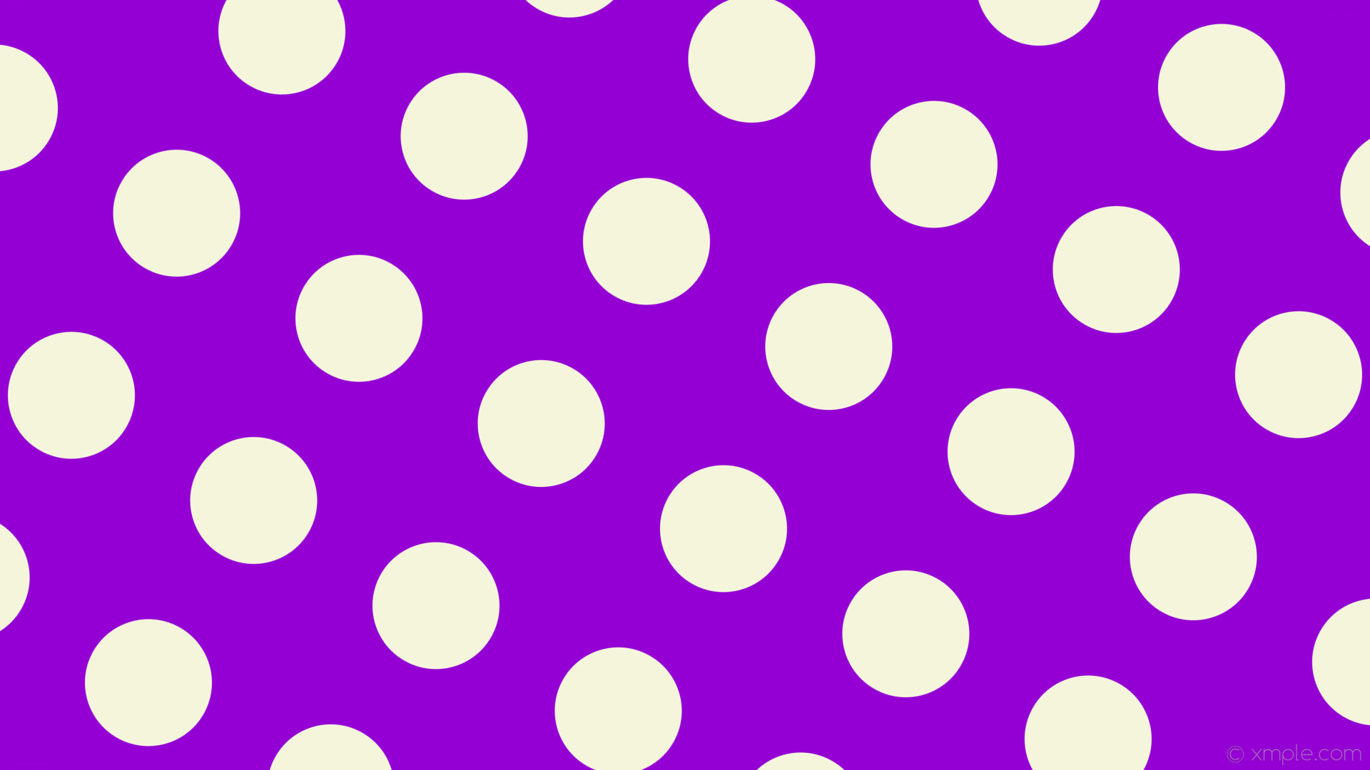 1920x1080 Purple And White Polka Dot Wallpaper