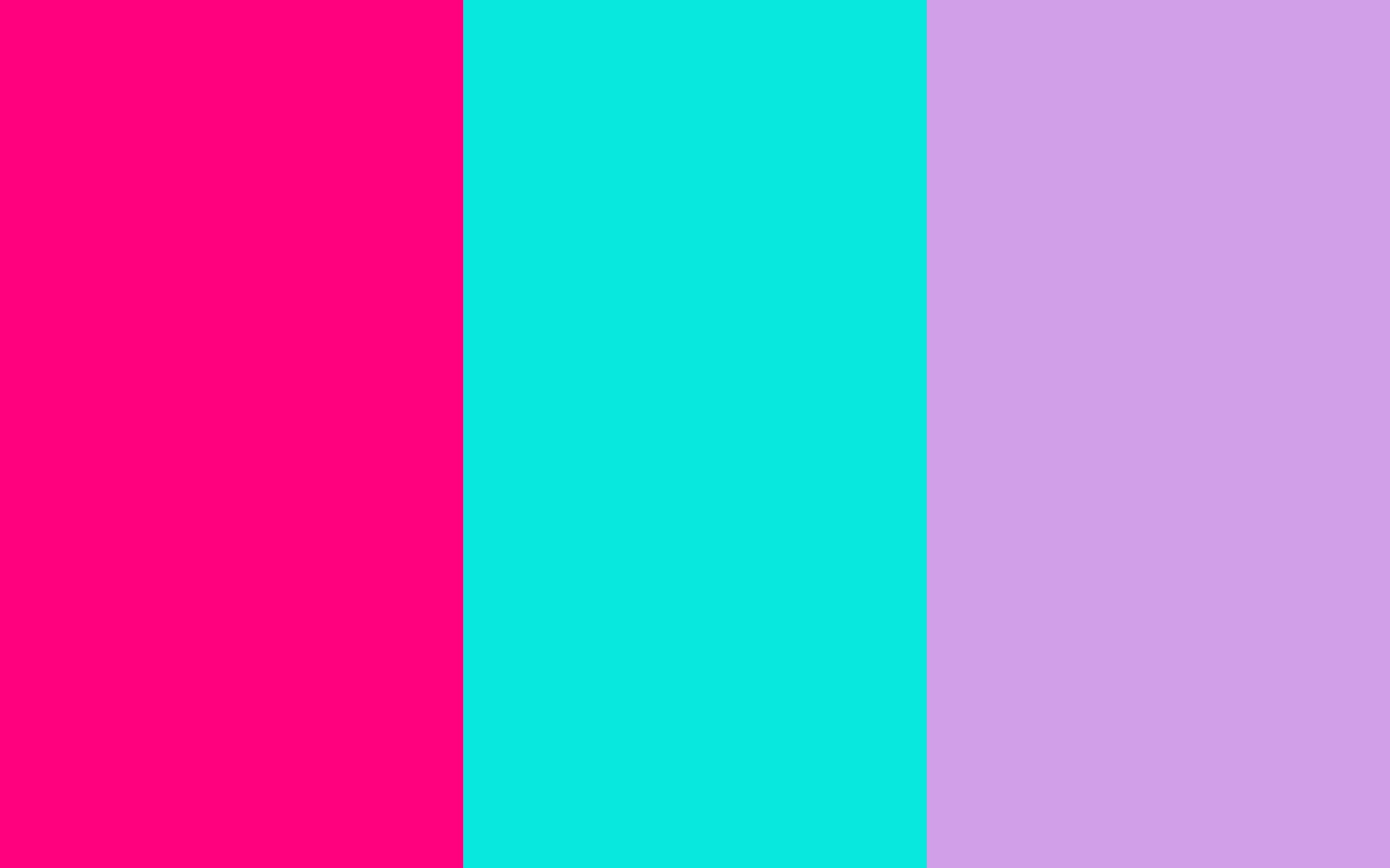 2880x1800  Bright Pink, Bright Turquoise and Bright Ube Three Color  Background .