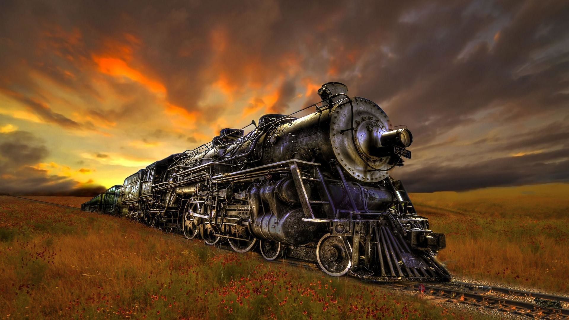 1920x1080 Steam Train Wallpaper HD
