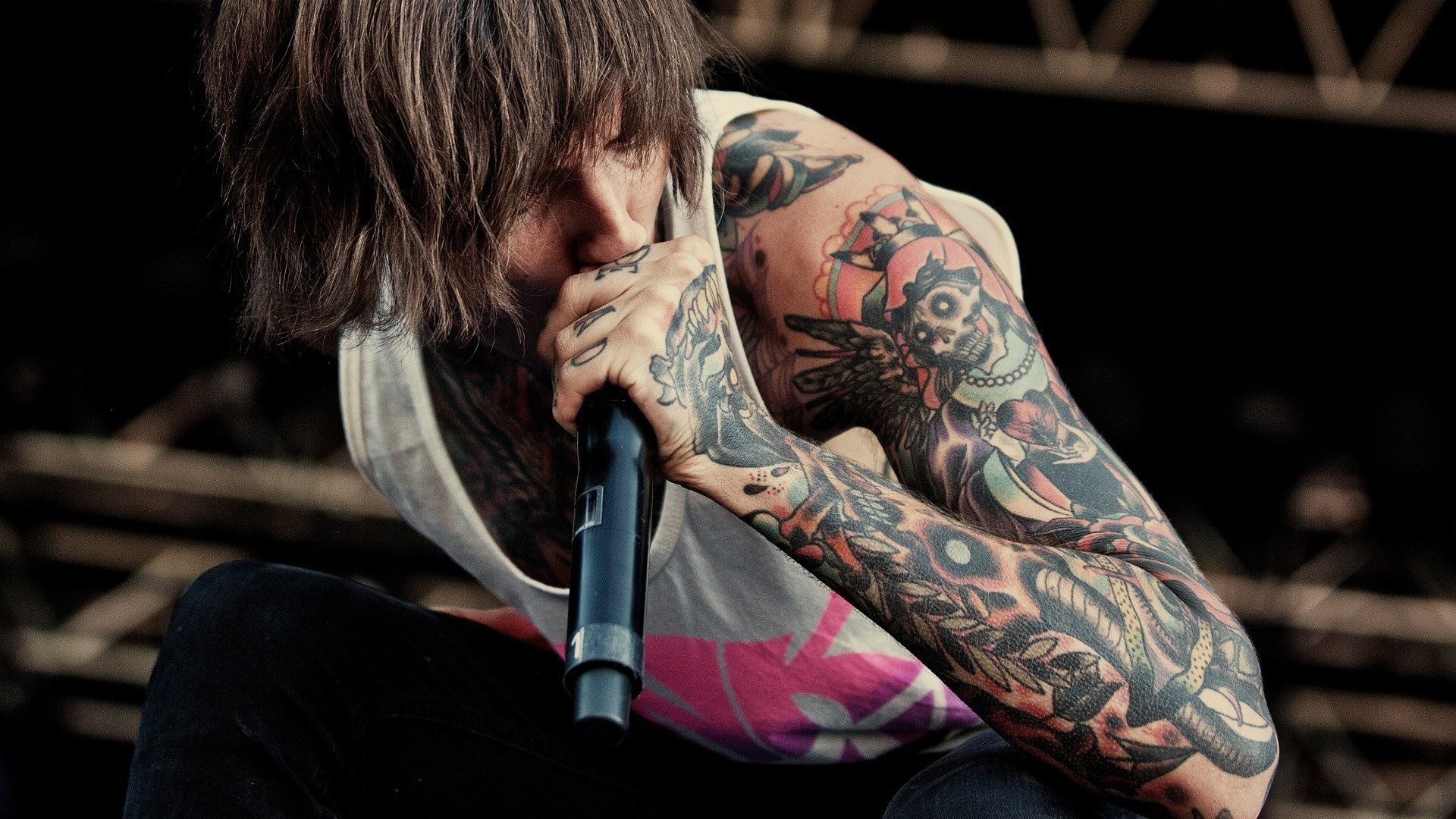 1920x1080 Oliver Sykes - Bring Me The Horizon ...