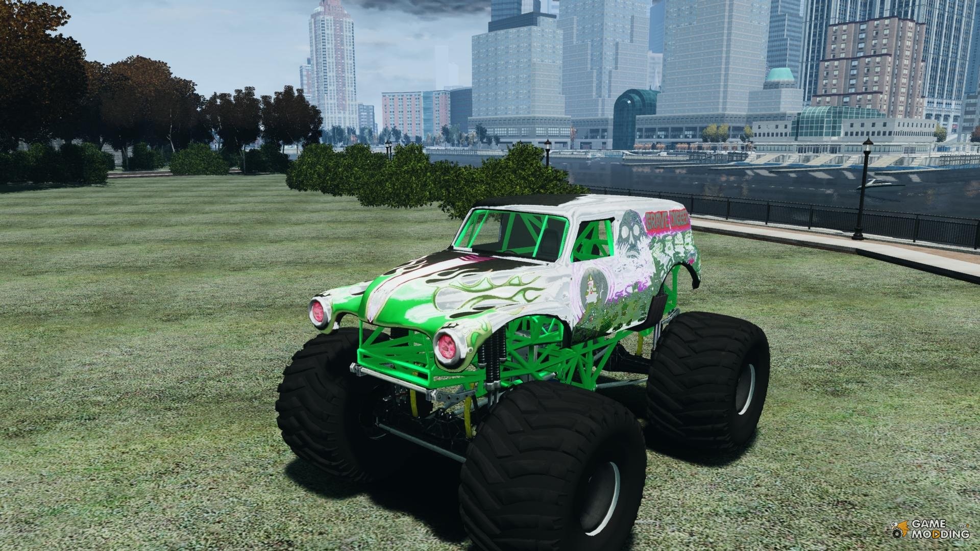 1920x1080 Grave digger for GTA 4