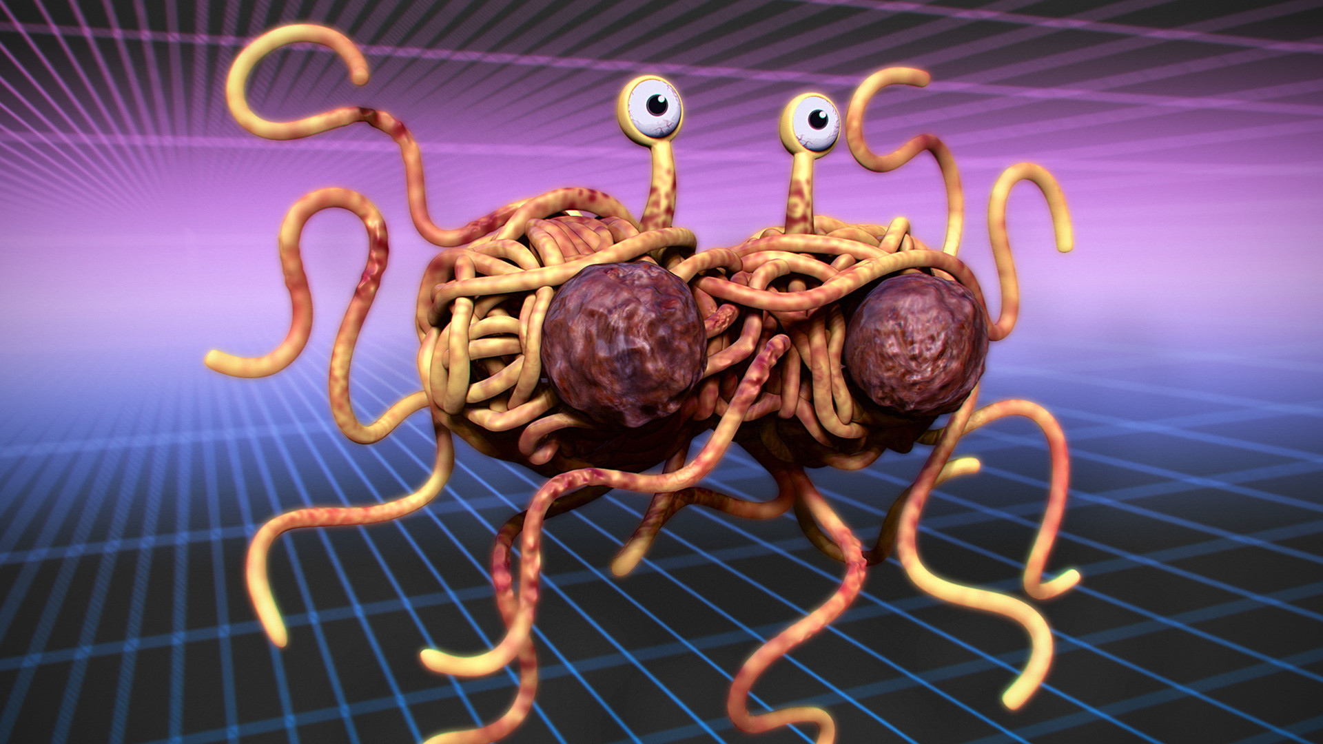 1920x1080 Flying Spaghetti Monster