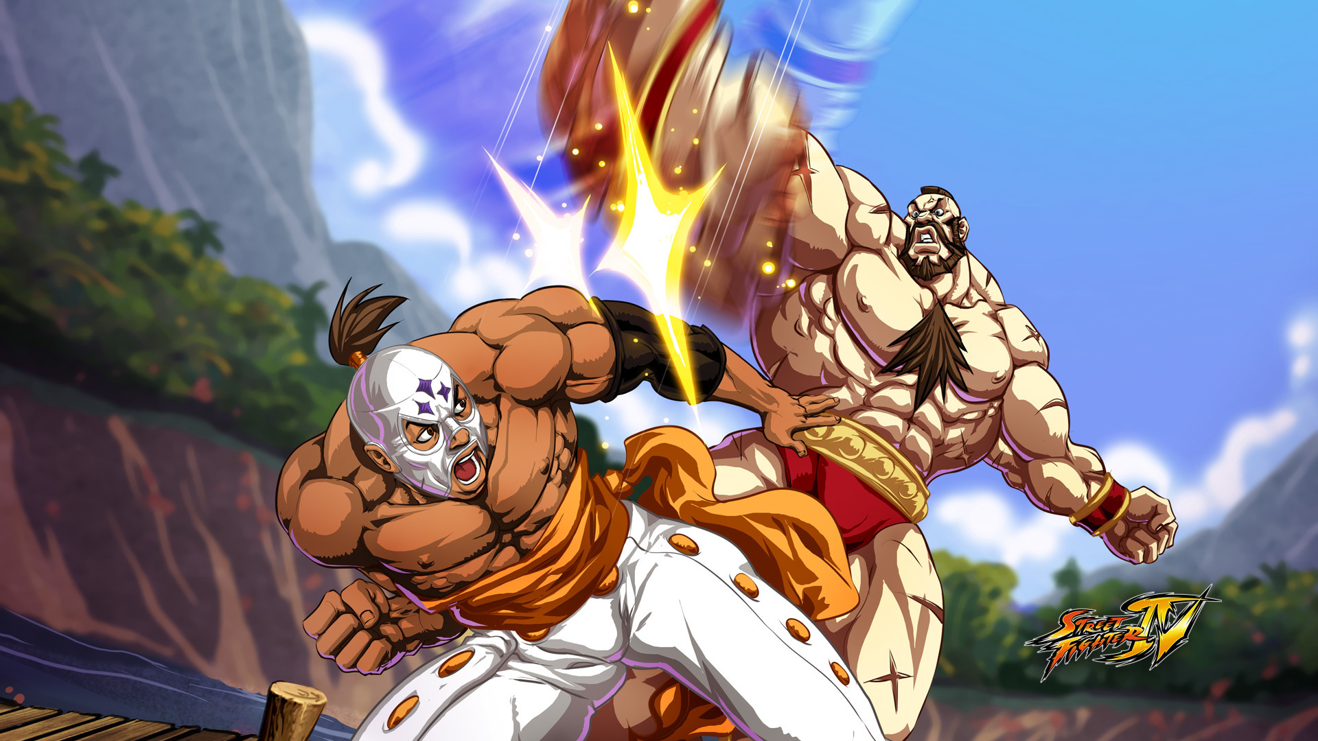 1920x1080 Game Wallpapers Â» Street Fighter 4 El Fuerte Wallpaper
