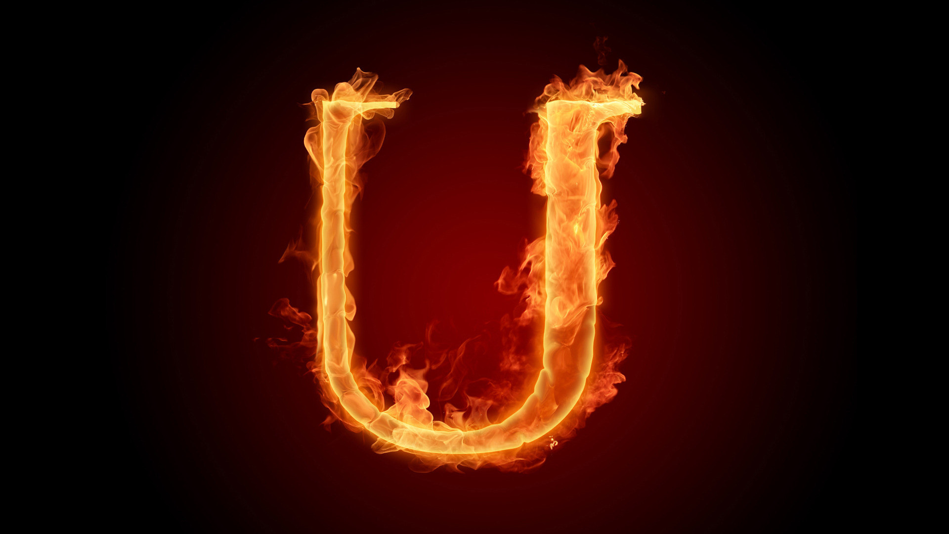 1920x1080 latest flaming letter u hd aesthetic wallpaper free download flaming with letter  wallpaper.