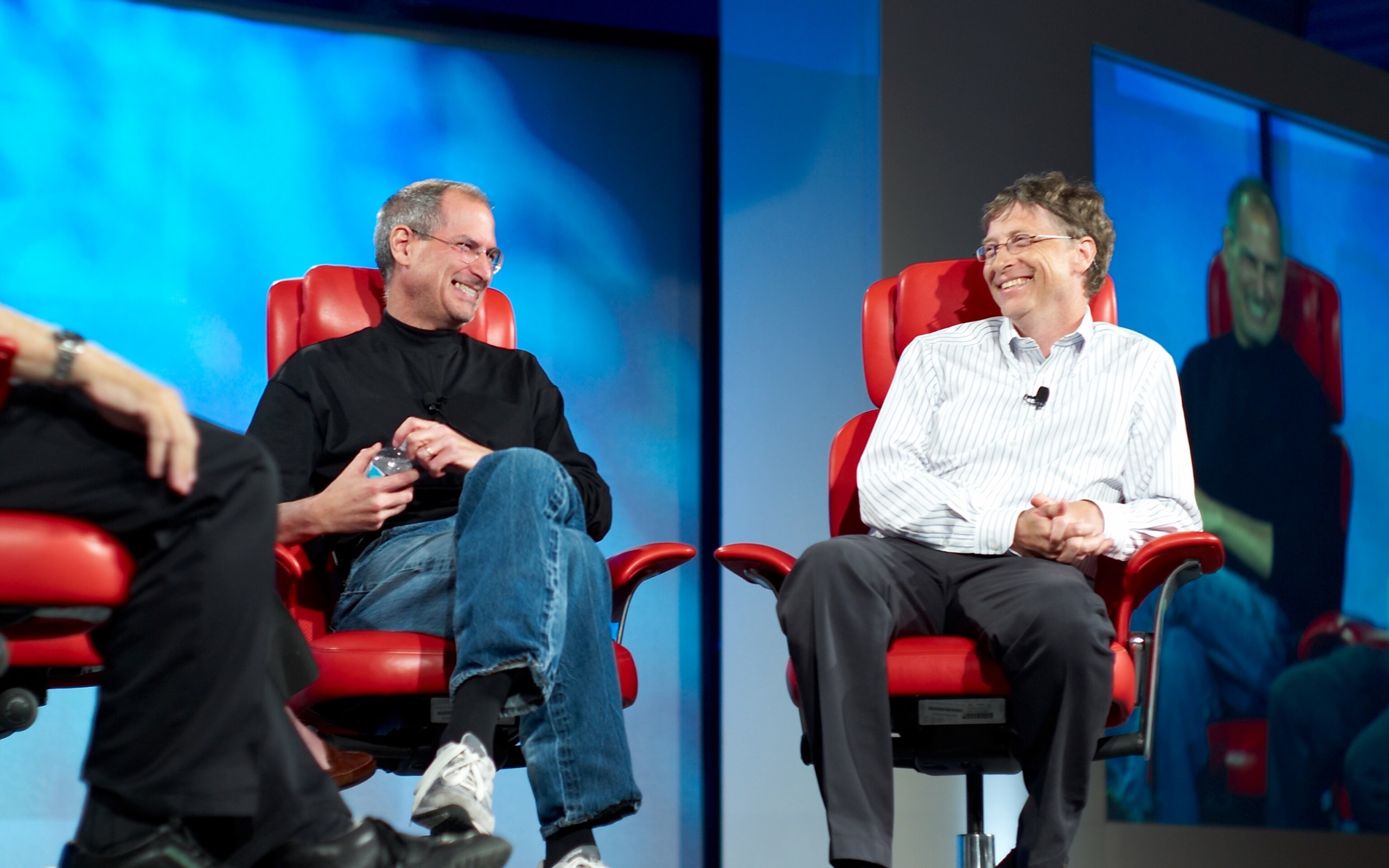 2560x1600 Steve Jobs and Bill Gates