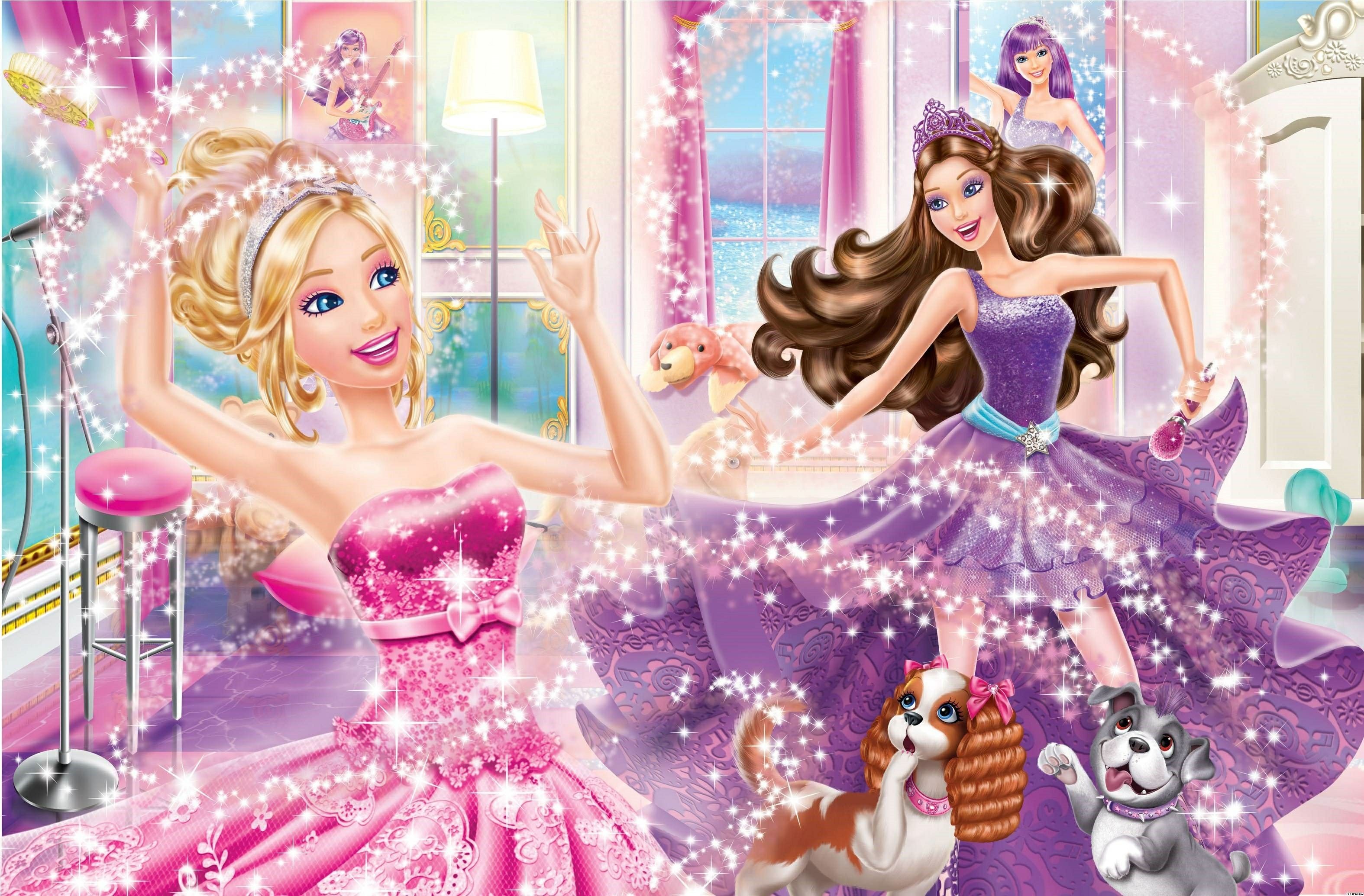 3150x2070 1200x768 Barbie-doll-with-pink-dress-wallpaper-free-hd - HD Wallpaper">