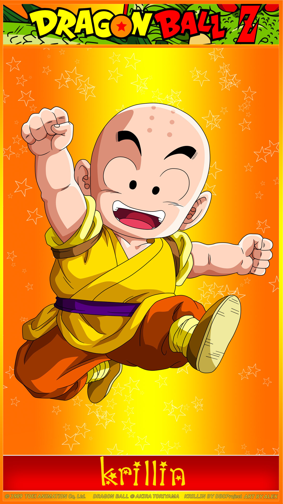 1080x1920 Free Dragon Ball Z Krillin, computer desktop wallpapers, pictures, images