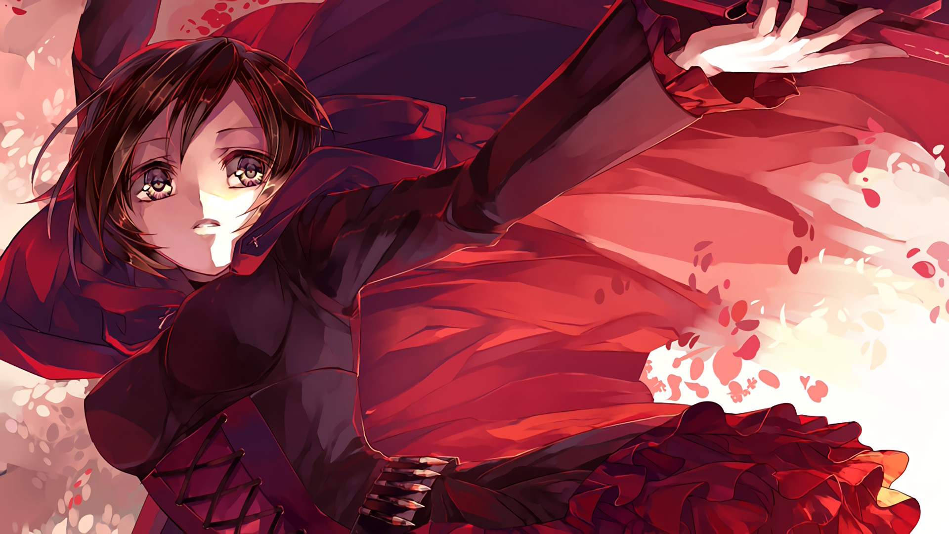 1920x1080 Anime RWBY Ruby Rose Wallpaper