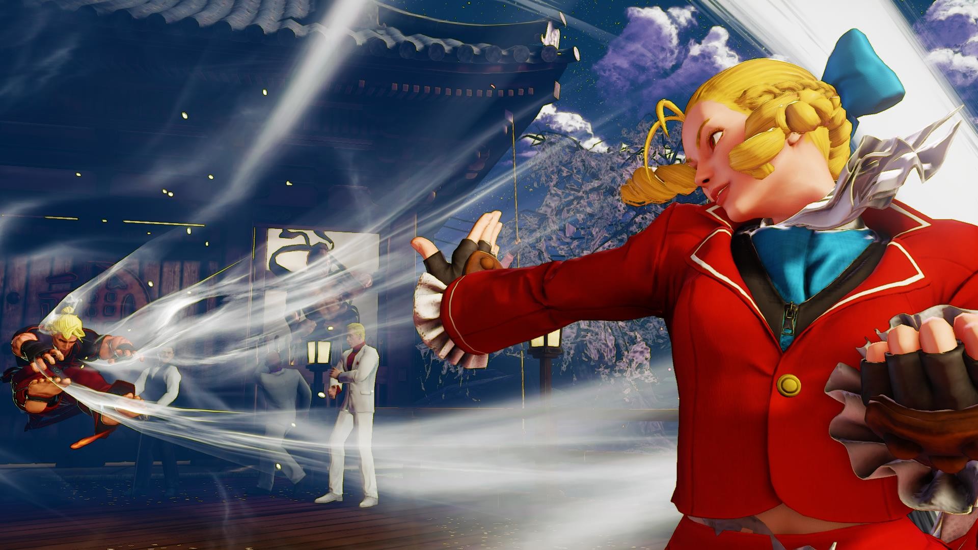 1920x1080 Karin confirmed for Street Fighter 5, watch her in action .