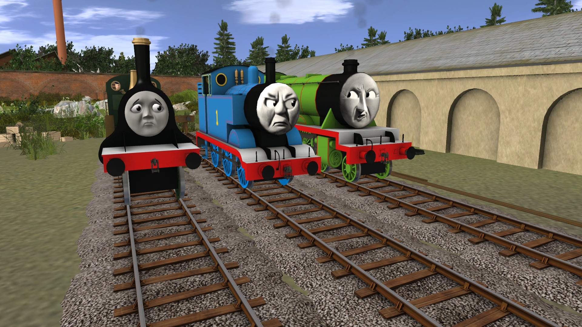 1920x1080 Thomas Argue With Henry by Mk513 Thomas Argue With Henry by Mk513