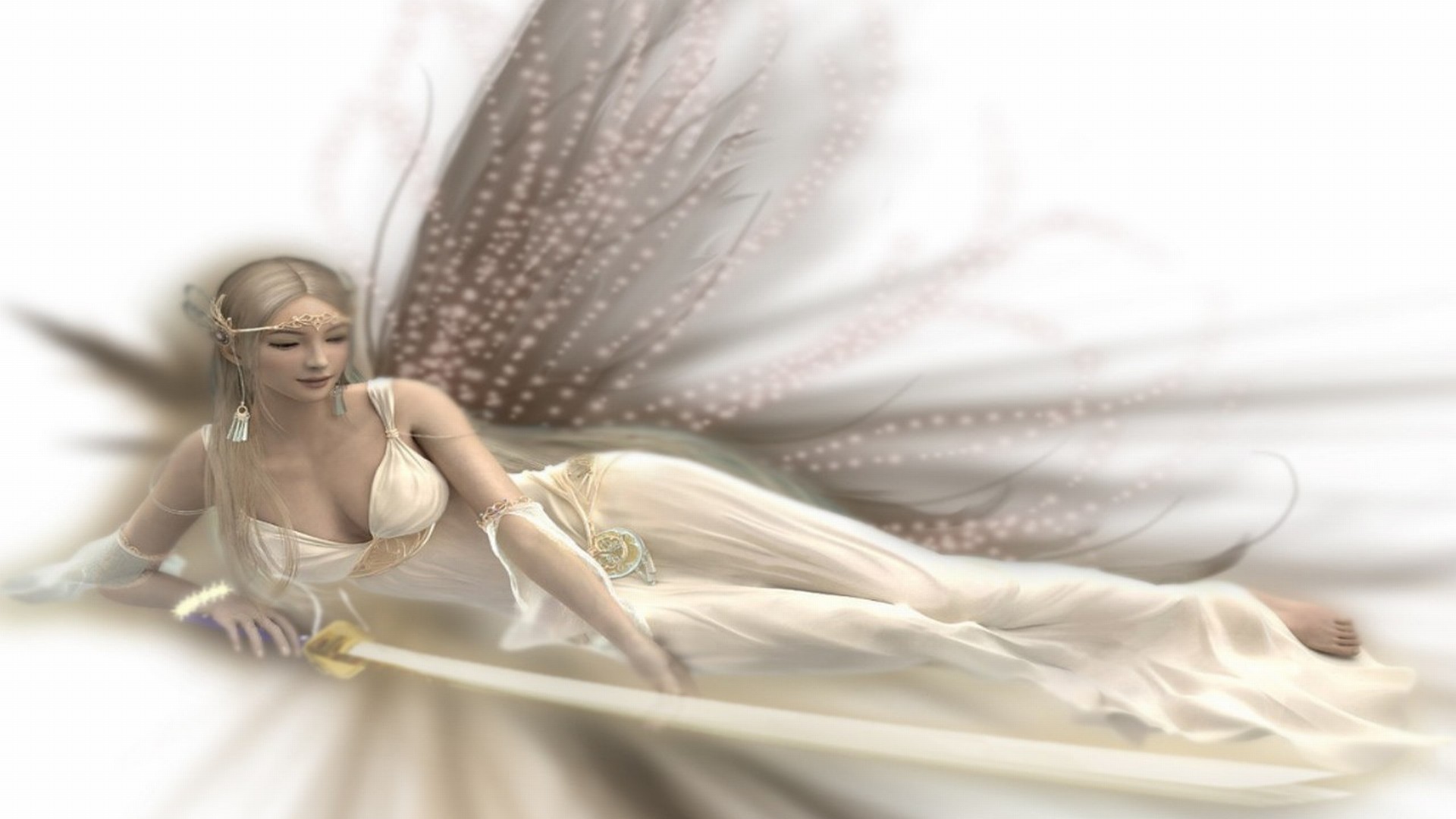 1920x1080 Free angel fairy wallpaper background