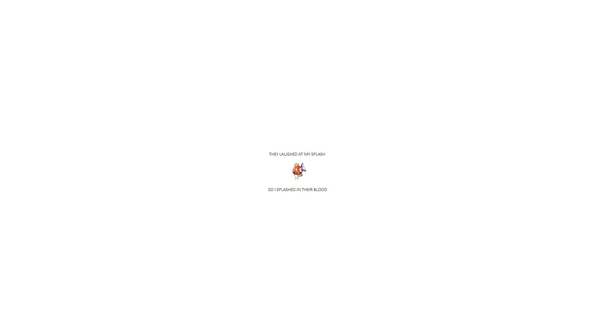 1920x1080 Magikarp - Pokemon HD Wallpaper 