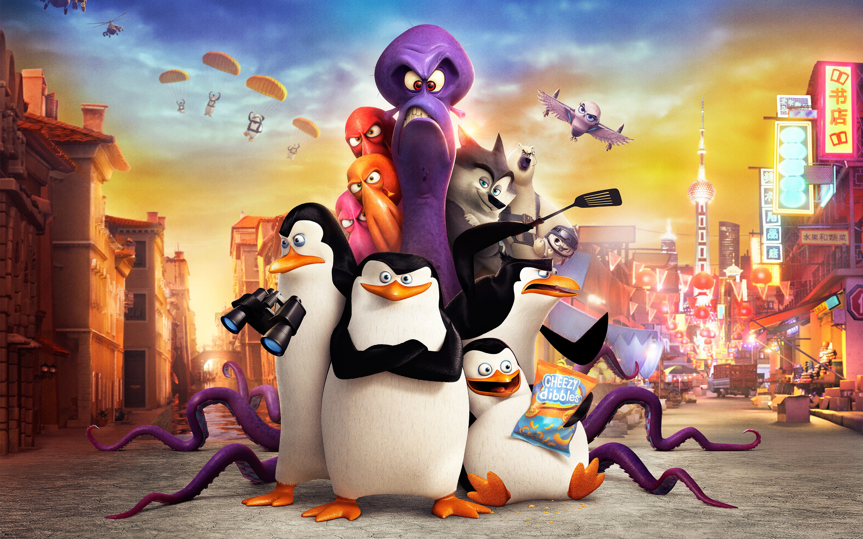2880x1800 Penguins of Madagascar Movie