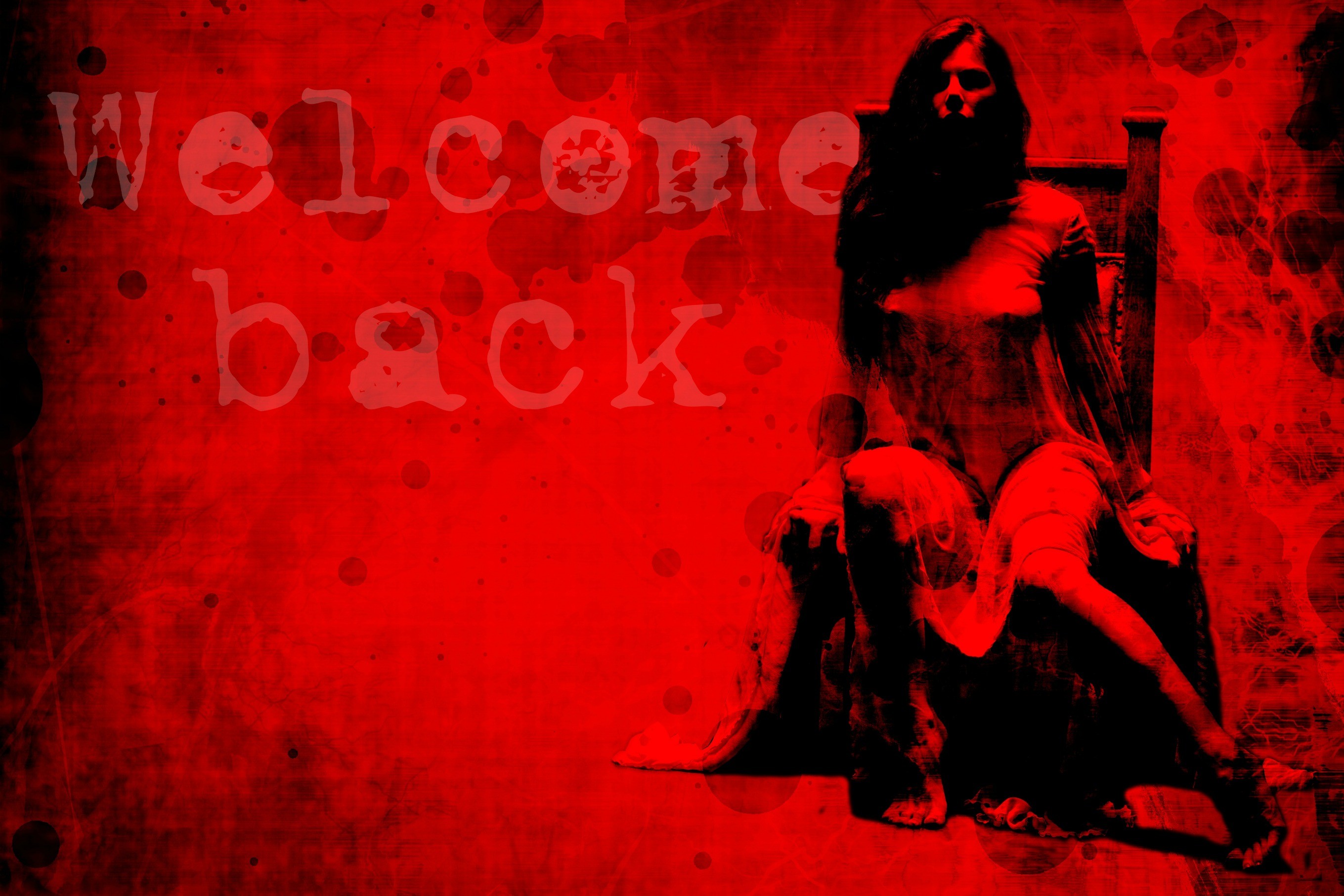 2719x1813 Dark horror blood mood scared women art gothic wallpaper |  |  30997 | WallpaperUP