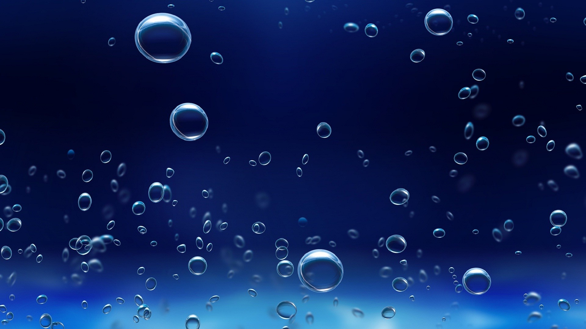 1920x1080 Blue bubbles background normal abstract wallpapers