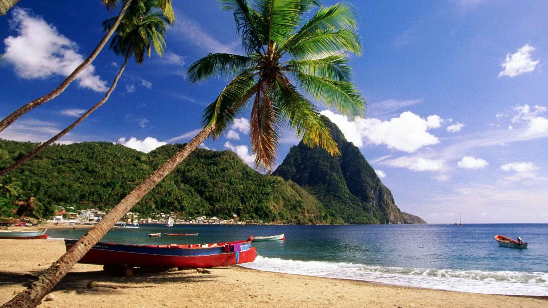 1920x1080  Caribbean Beach. How to set wallpaper on your desktop? Click the  download link from above and set the wallpaper on the desktop from your OS.