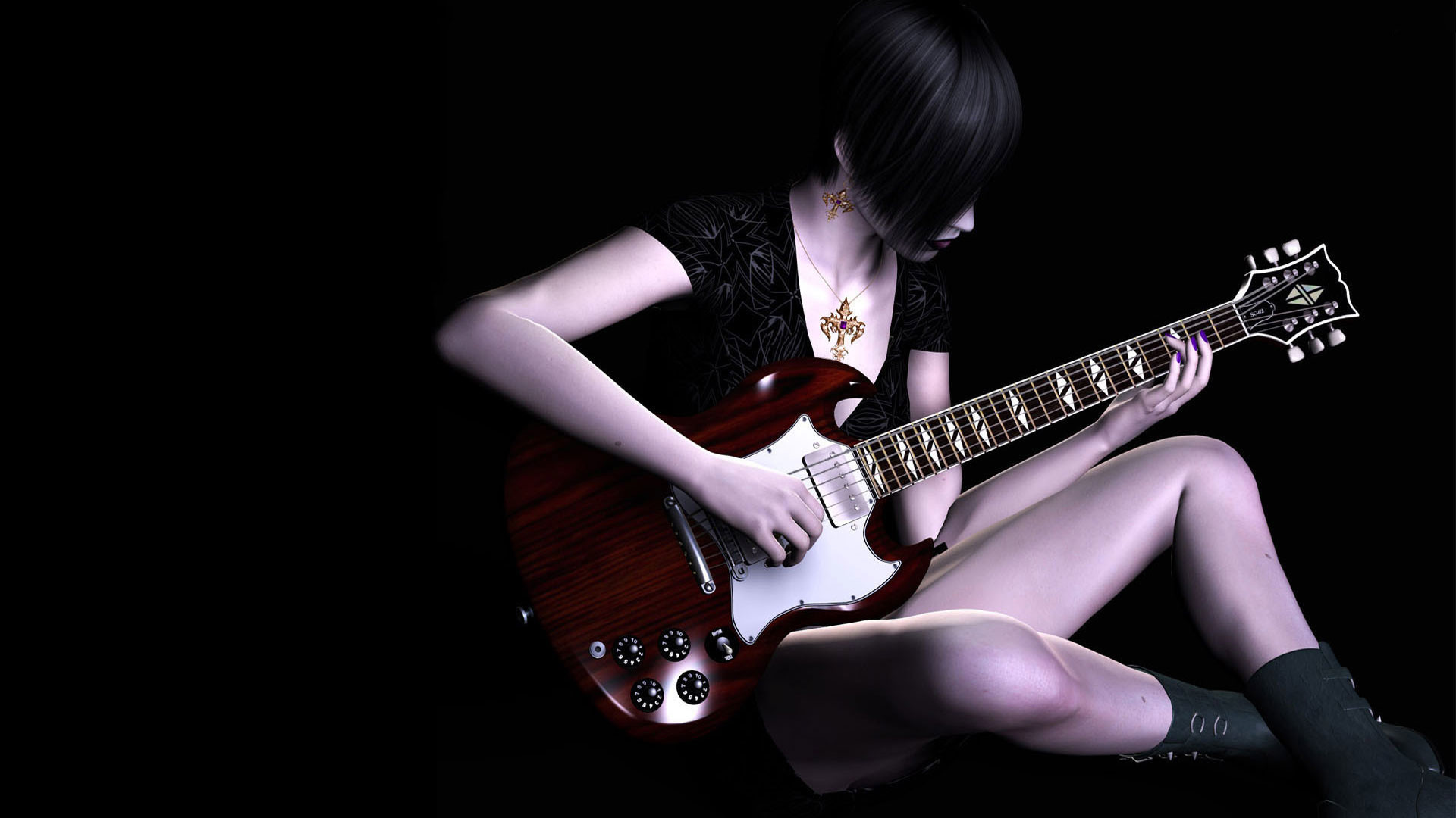 1920x1080 hd pics photos beautiful girl music guitar playing stunning hd quality  desktop background wallpaper