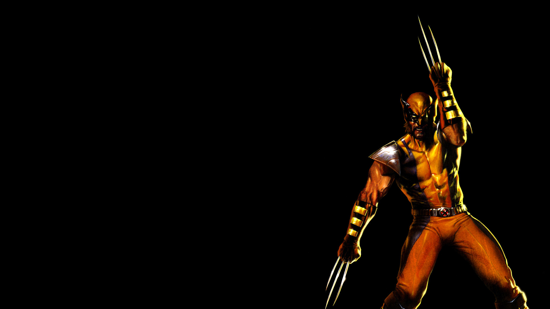 1920x1080 wolverine with claws out
