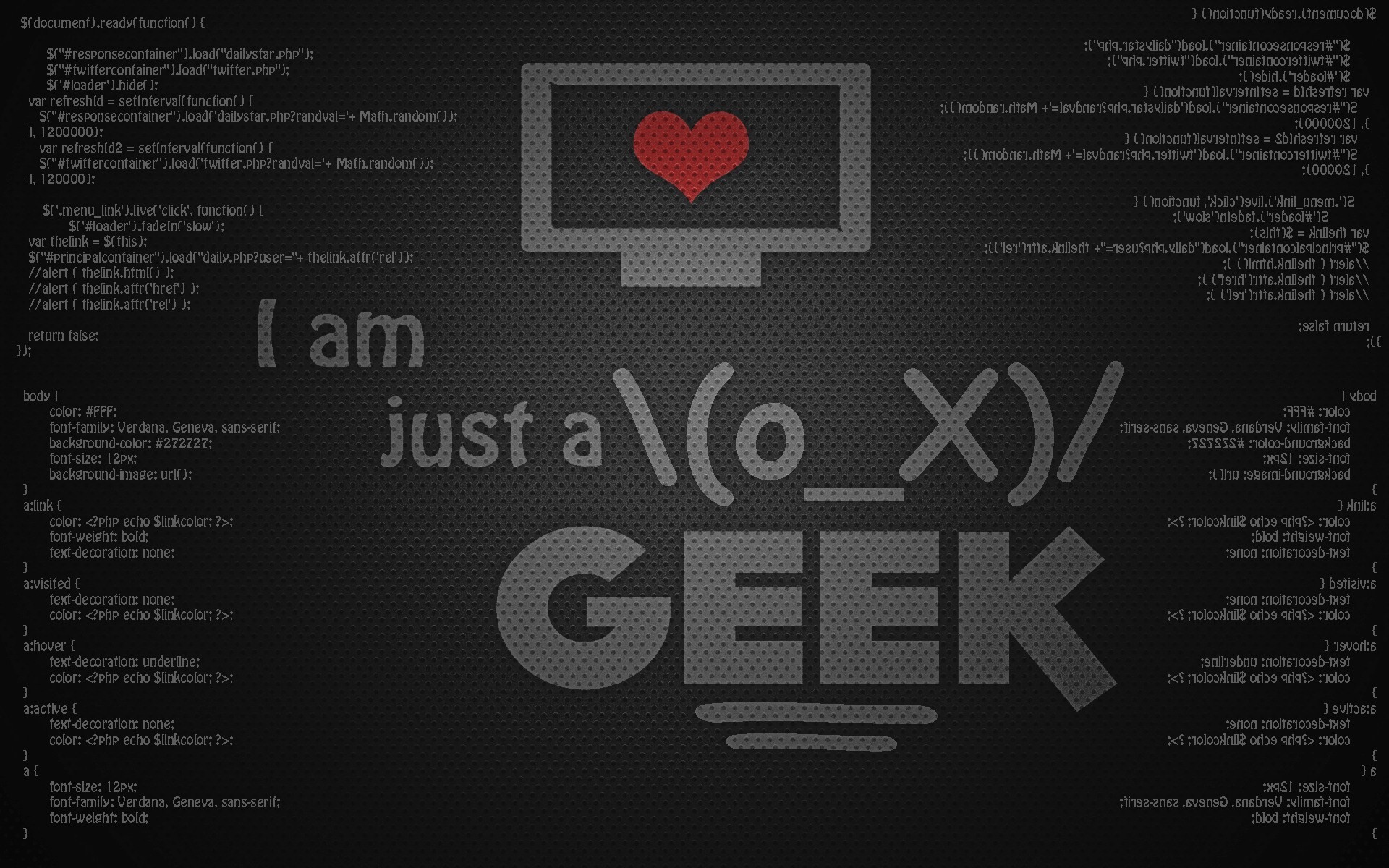 1920x1200 Download The Geek Wallpaper Pack (10.5 MB) Â·  im_a_geek_wallpaper_by_thegraphicgeek