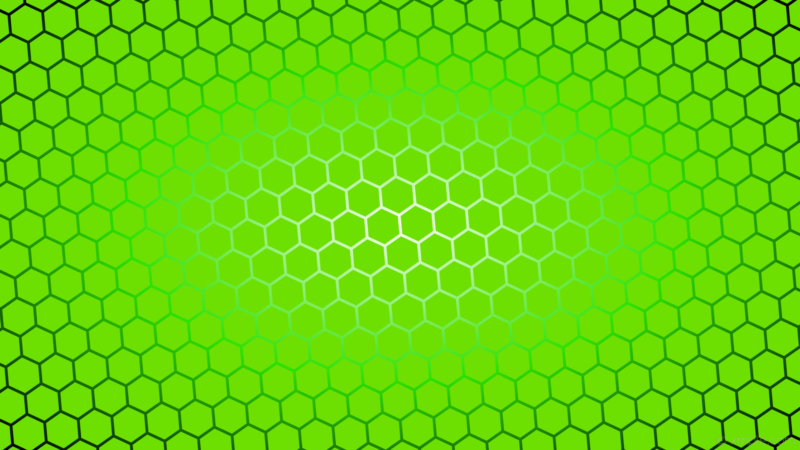 2560x1440 wallpaper lime green black white gradient glow hexagon #6ee001 #ffffff  #2be001 diagonal 5