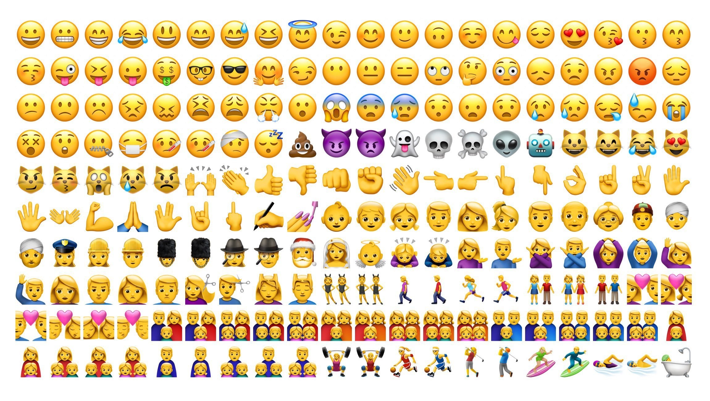 2300x1300 The Poo Emoji Looks Different and Other Important iOS 10 Changes | Inverse