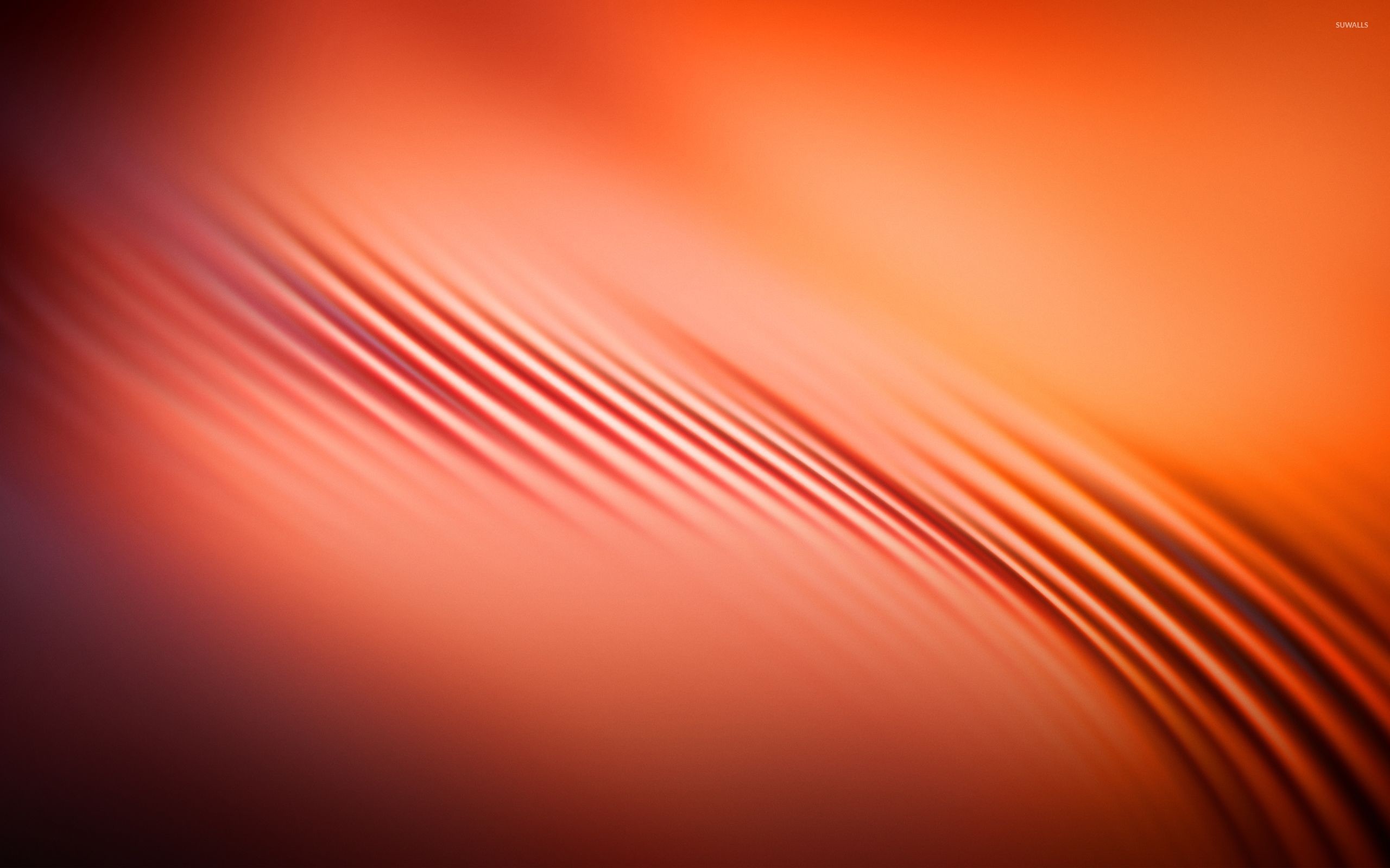 2560x1600 Orange waves [2] wallpaper