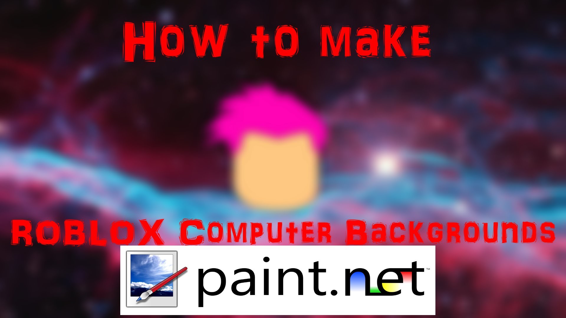 1920x1080 How to make ROBLOX Backgrounds using Paint.net! || My First Tutorial!