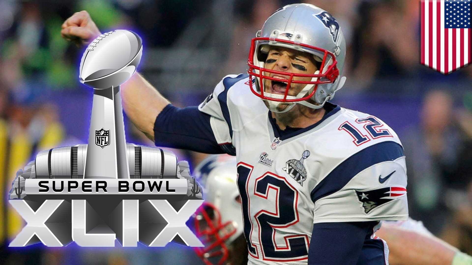 1920x1080 Patriots win Super Bowl XLIX: Brady beats Seahawks with some help from  Malcolm Butler - YouTube